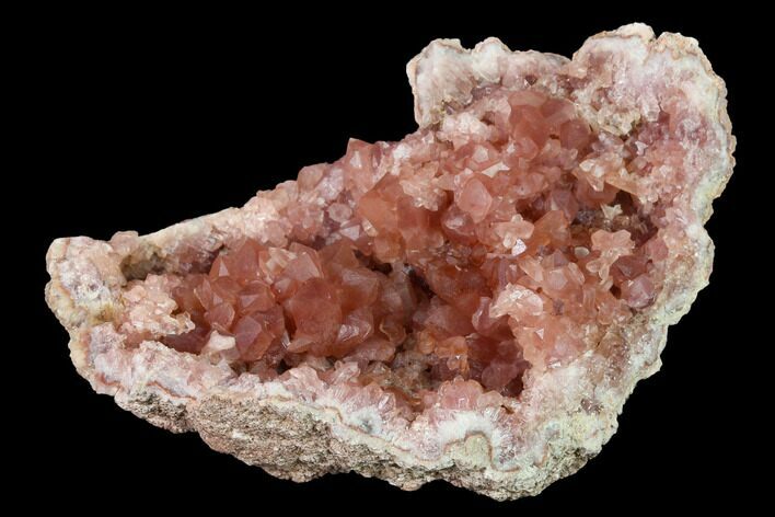Beautiful, Pink Amethyst Geode Section - Argentina #170176